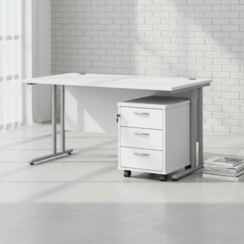 Urban Desk Cantilever 3 Drawer Mobile Pedestal