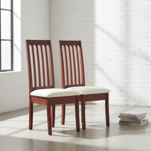 Rani Slatted Wooden Diner Chair
