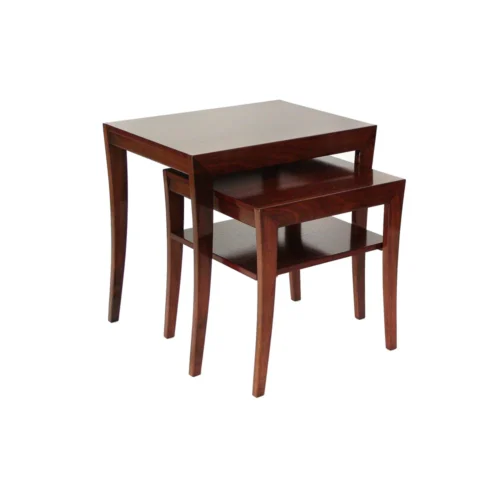 Nest of Tables with Shelf