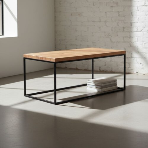 Lift Coffee Table (Wooden Butcher Block Top)