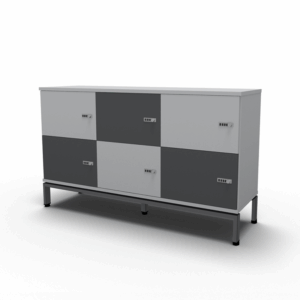 Evolution Short Locker 6-Door on Frame