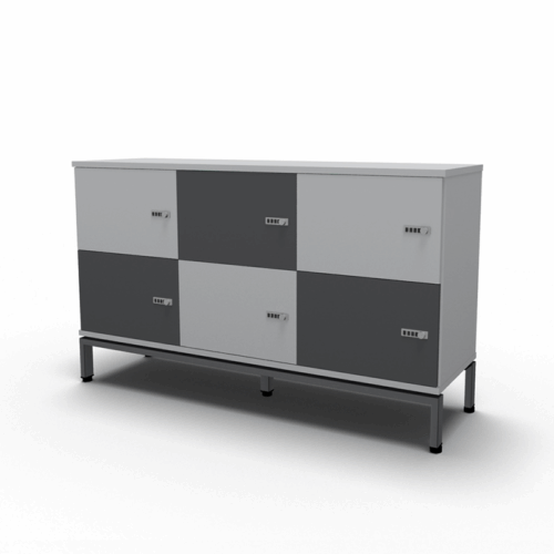 Evolution Short Locker 6-Door on Frame