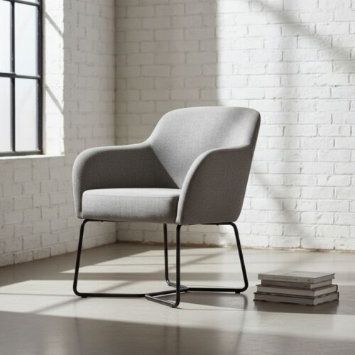 BOXX Armchair Tubular Y-Shape Frame
