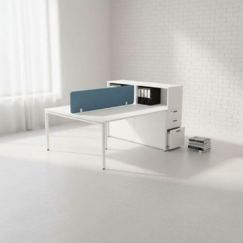 Evolution Dual Desk with Multi-Storage
