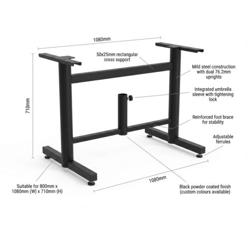 Standard H Table Base Umbrella